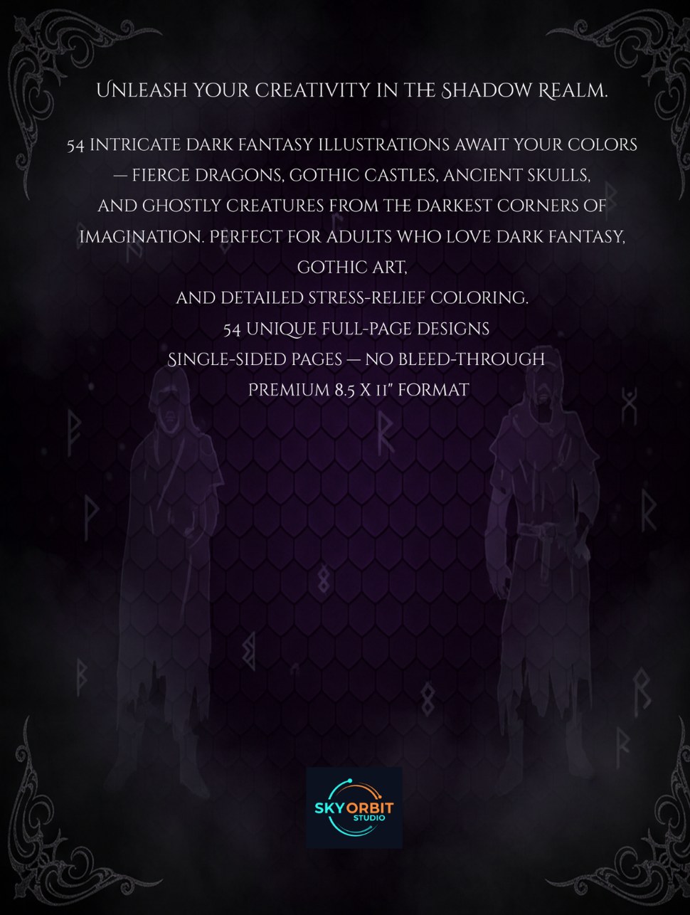 Dark Gothic Dragons back cover
