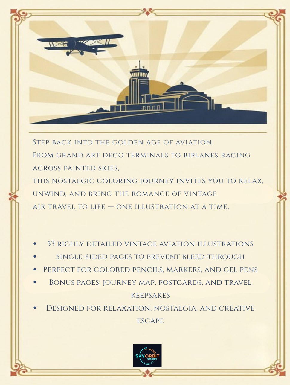 Golden Age of Flight back cover