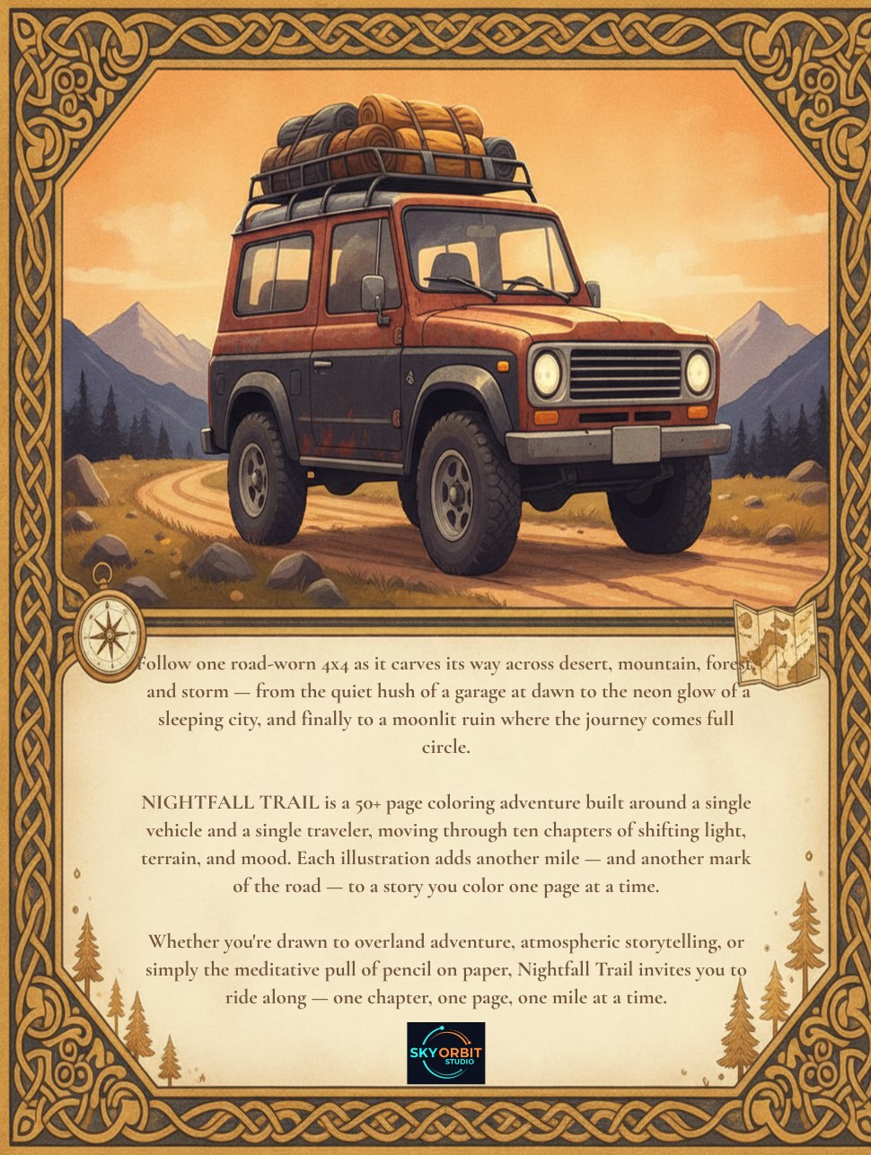 Nightfall Trail back cover