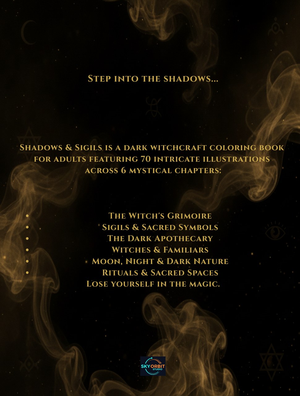 Shadows & Sigils back cover