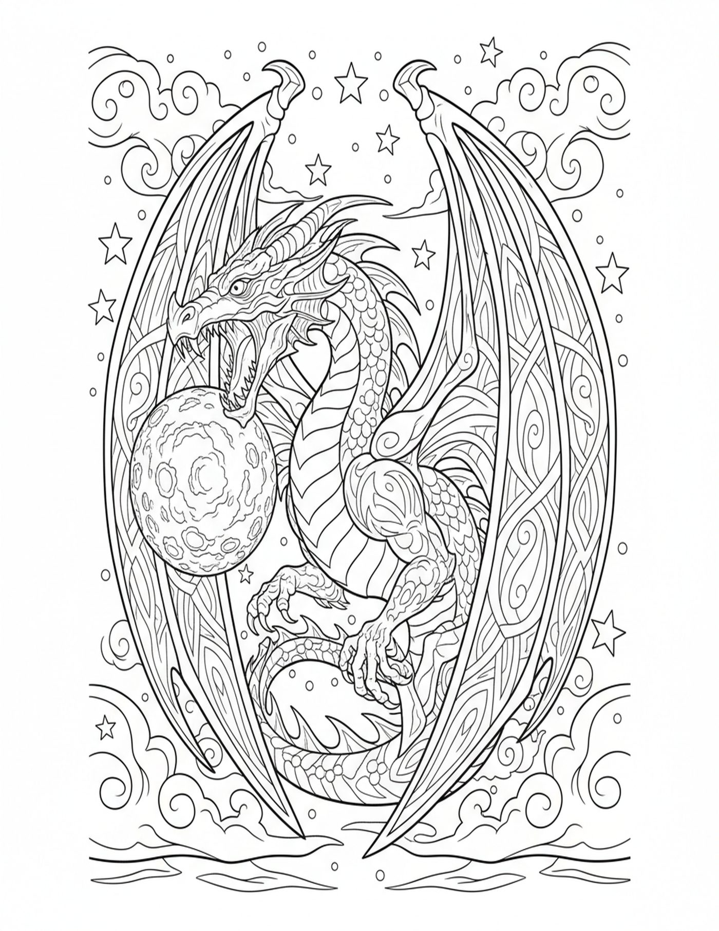 Dark Gothic Dragons — interior sample 1