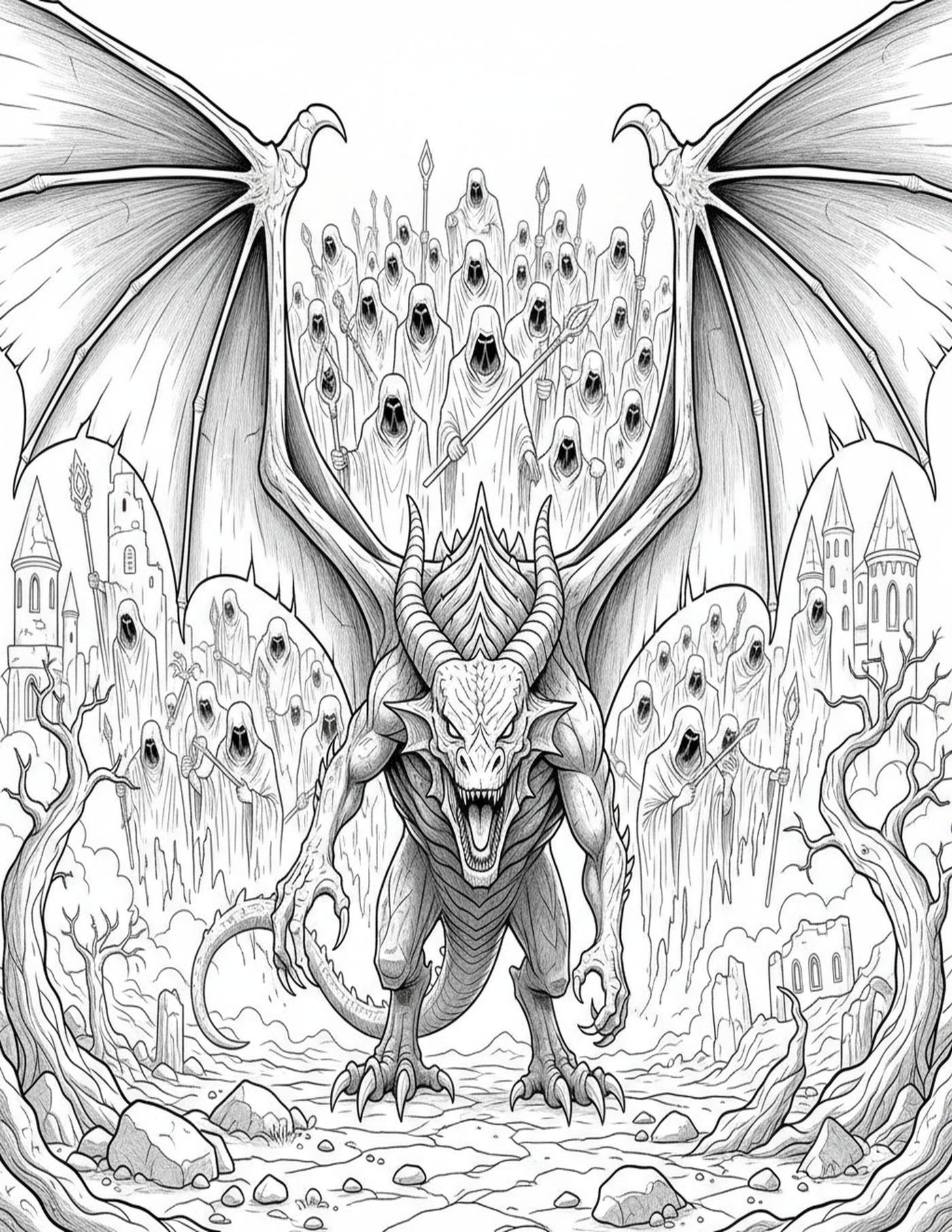 Dark Gothic Dragons — interior sample 2