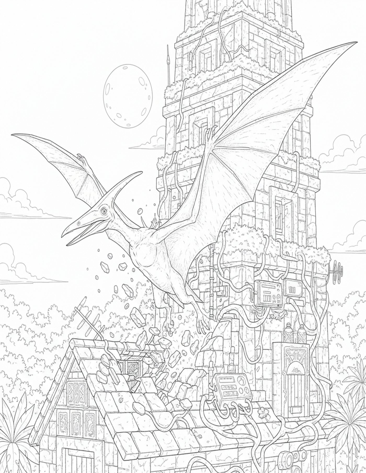 Gothic Dinosaurs — interior sample 3