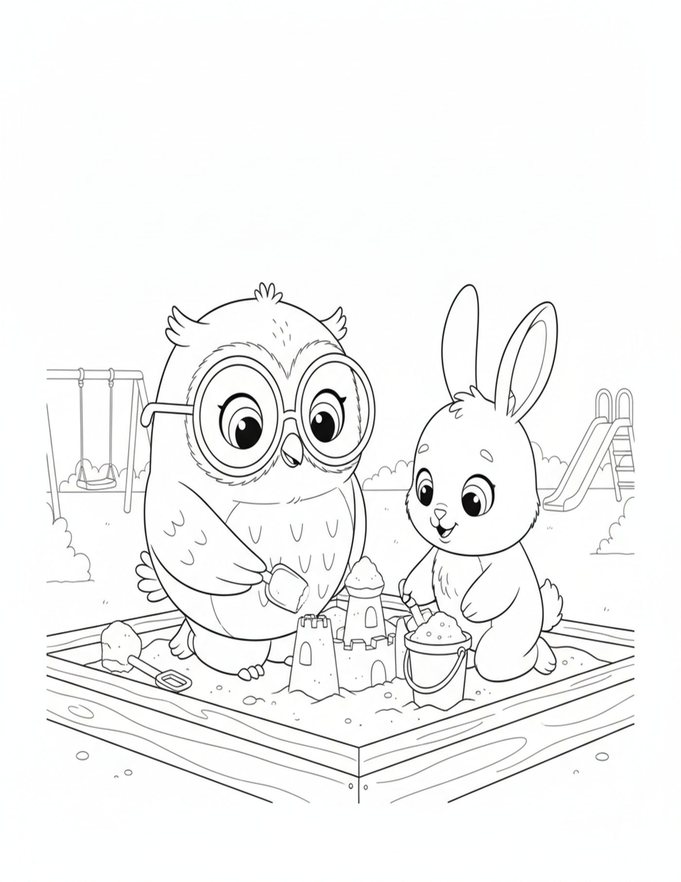 Ollie the Owl – Back to School Coloring & Activity Book — interior sample 3